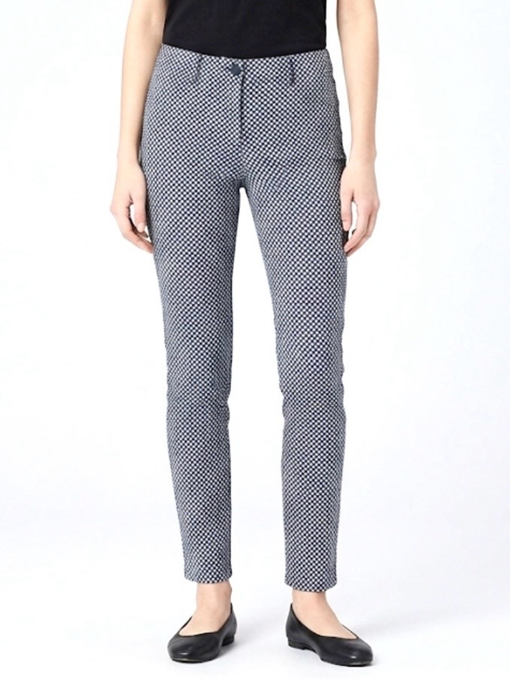 Philosophy Star Print Skinny Pants Blue/White 6